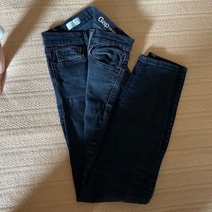 Gap black skinny jeans